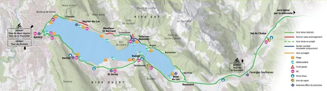 Appartement Lac d'Annecy T2 grand jardin Doussard France